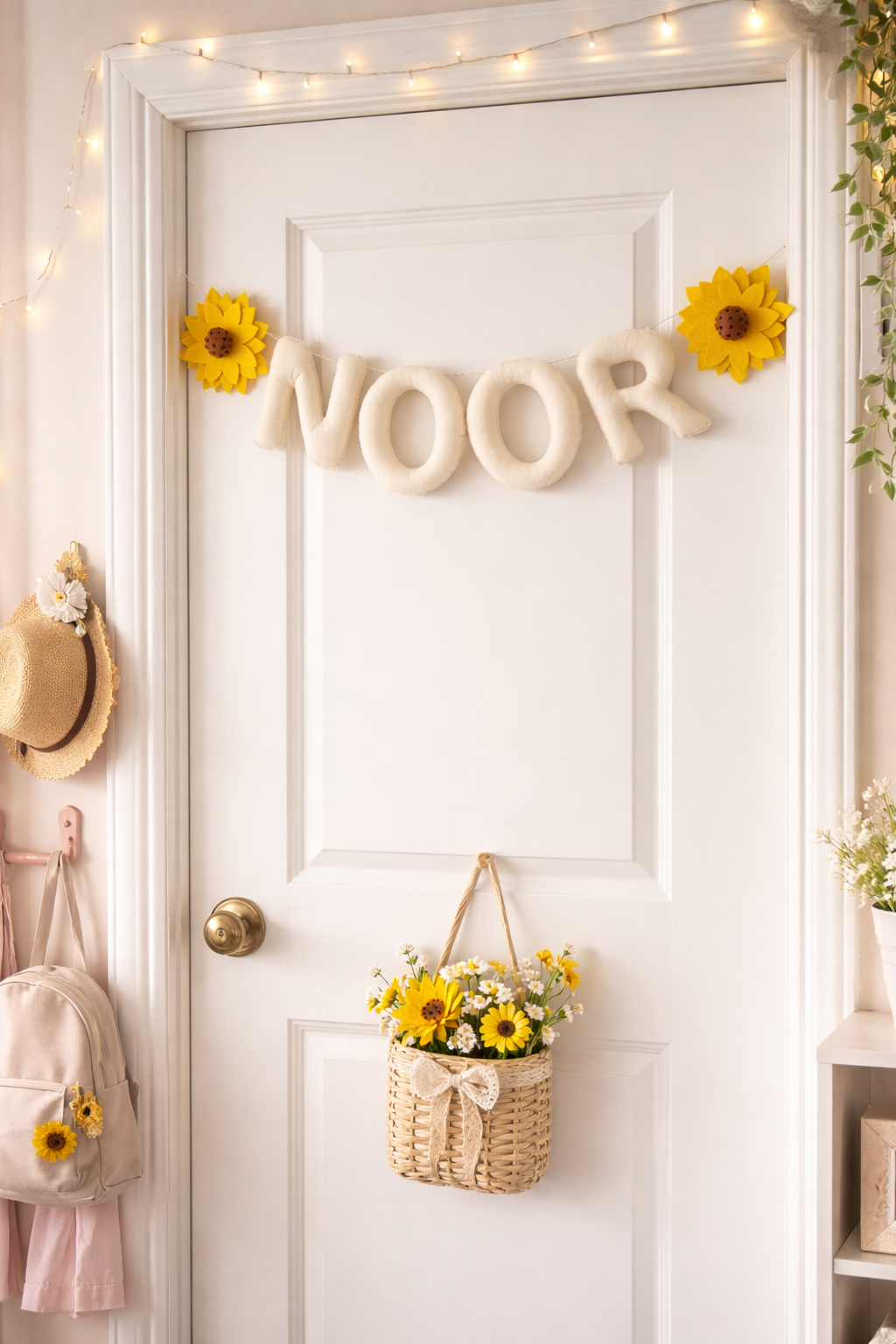 Sunflower Personalised Name Garland