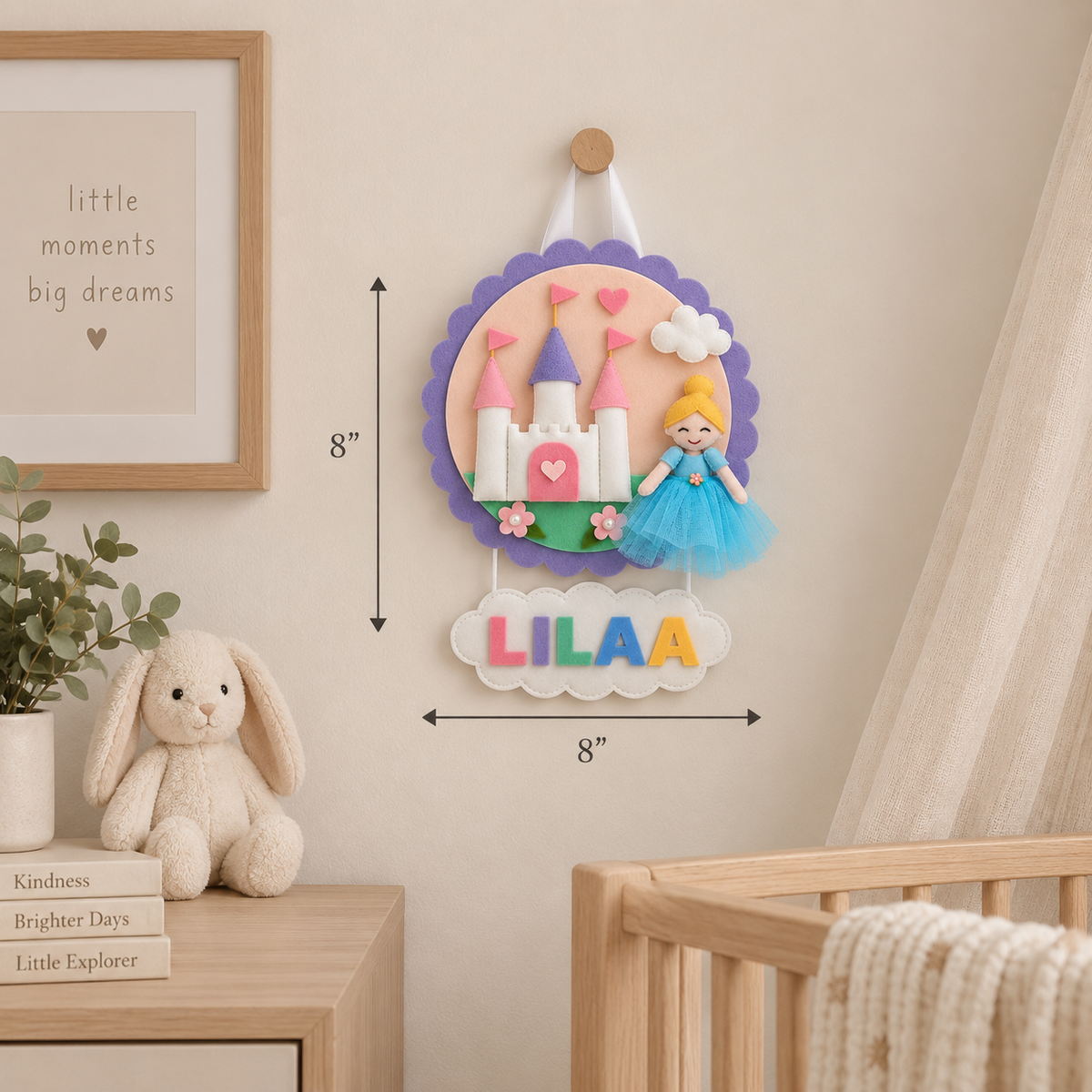 Once Upon a Castle Personalised Wall Hanging