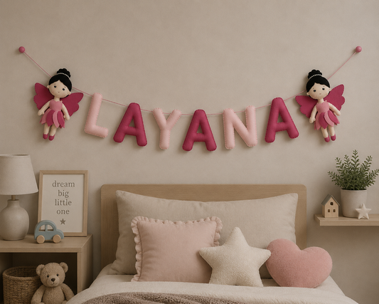 Fairy Personalised Name Garland
