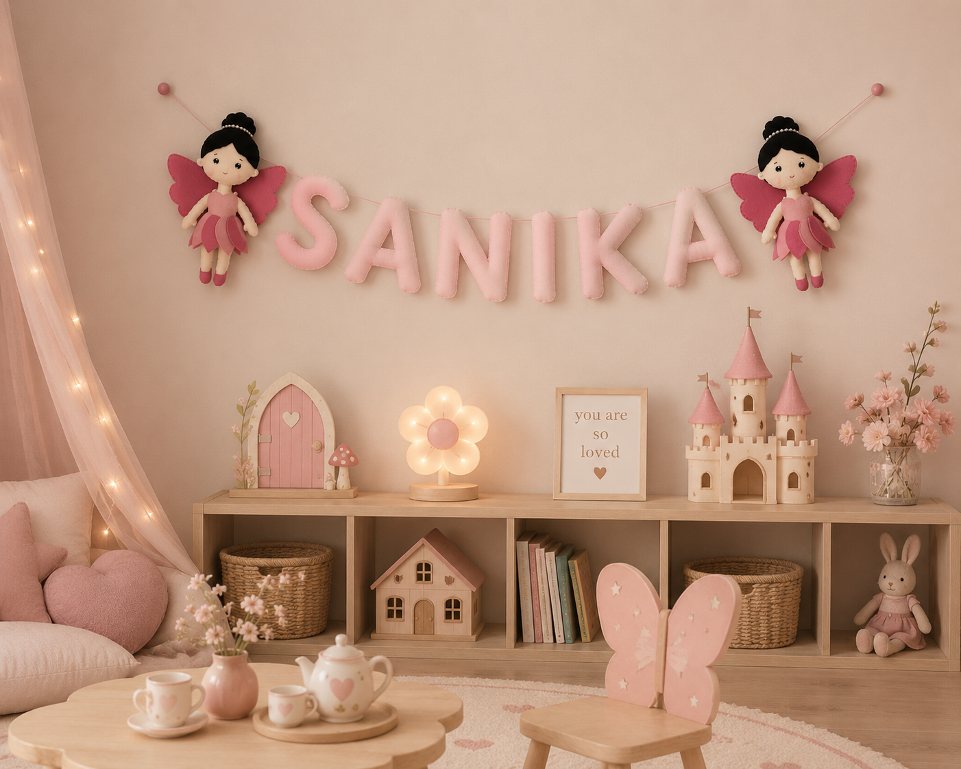 Fairy Personalised Name Garland