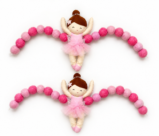 Ballerina Curtain Tie Pair