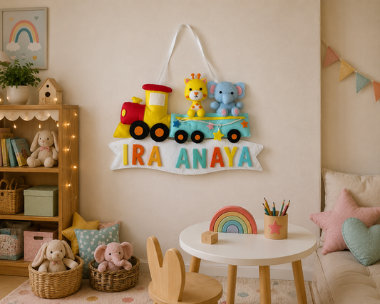 Tiny Travelers Personalised Wall Hanging