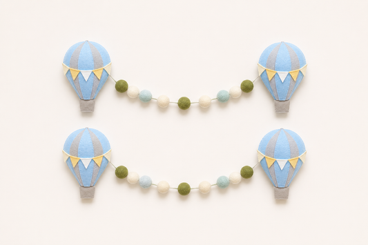 Hot Air Balloon Curtain Tie Pair