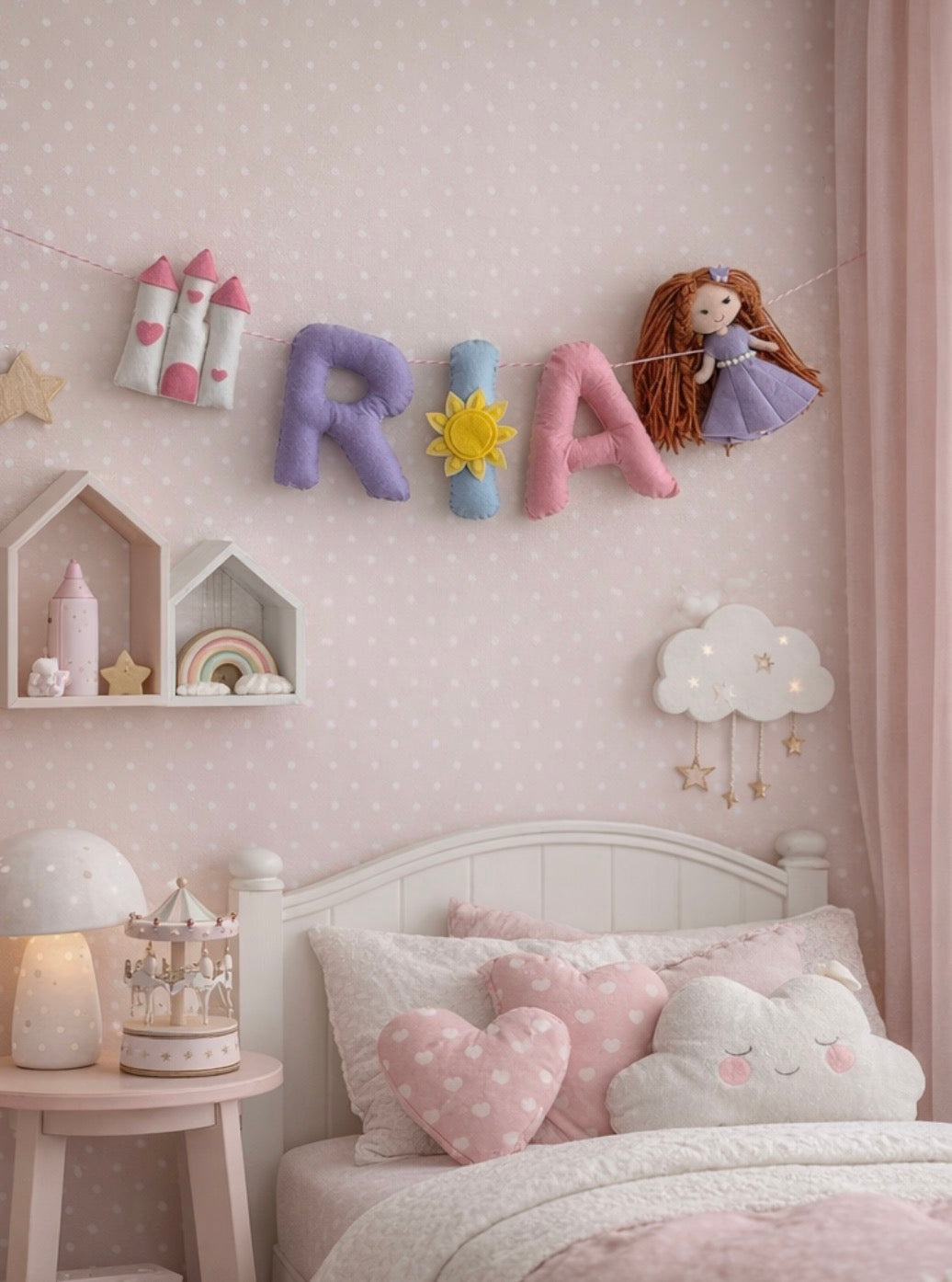 Princess Personalised Name Garland