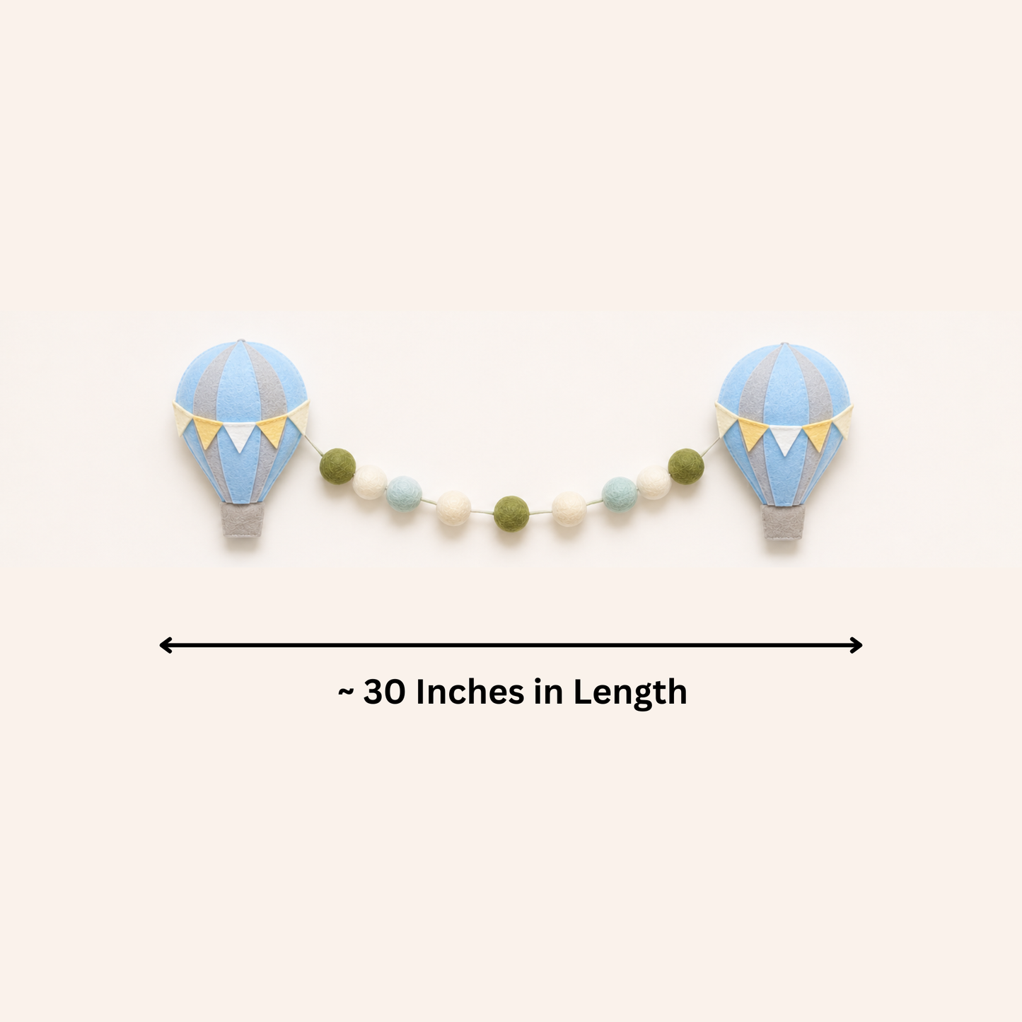 Hot Air Balloon Curtain Tie Pair