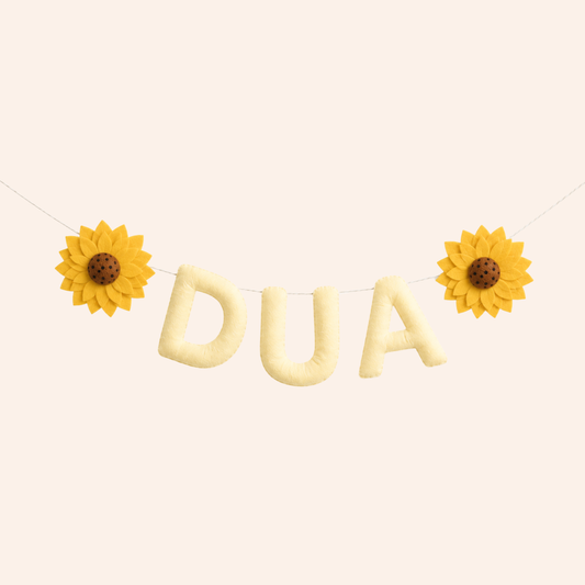 Sunflower Personalised Name Garland