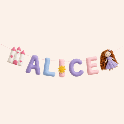 Princess Personalised Name Garland