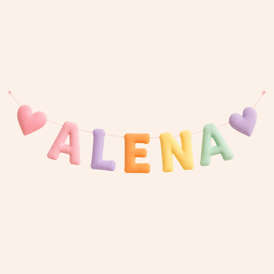 Heart Personalised Name Garland