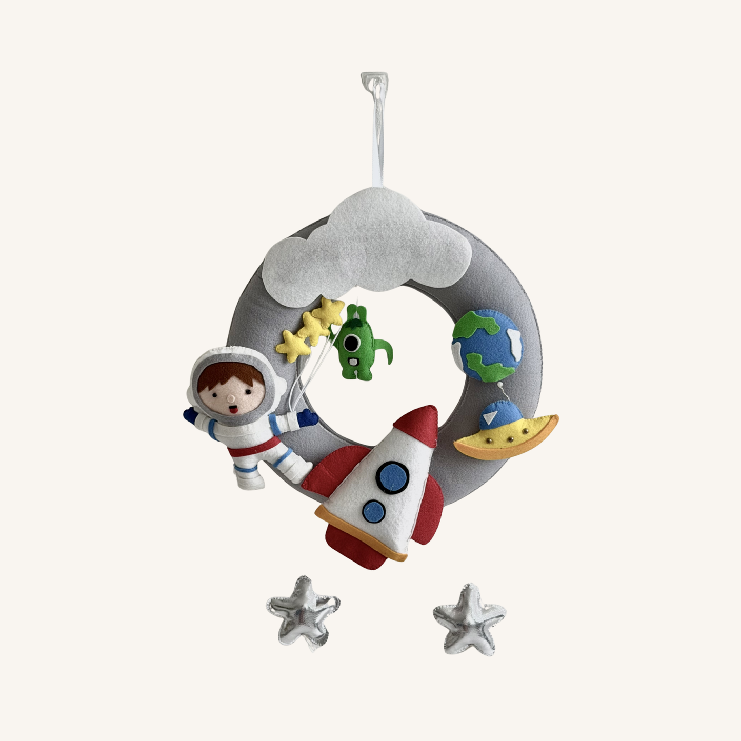 Space Explorer Astronaut Personalised Wall Hanging
