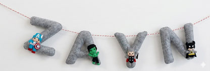 Superhero Personalised Name Garland