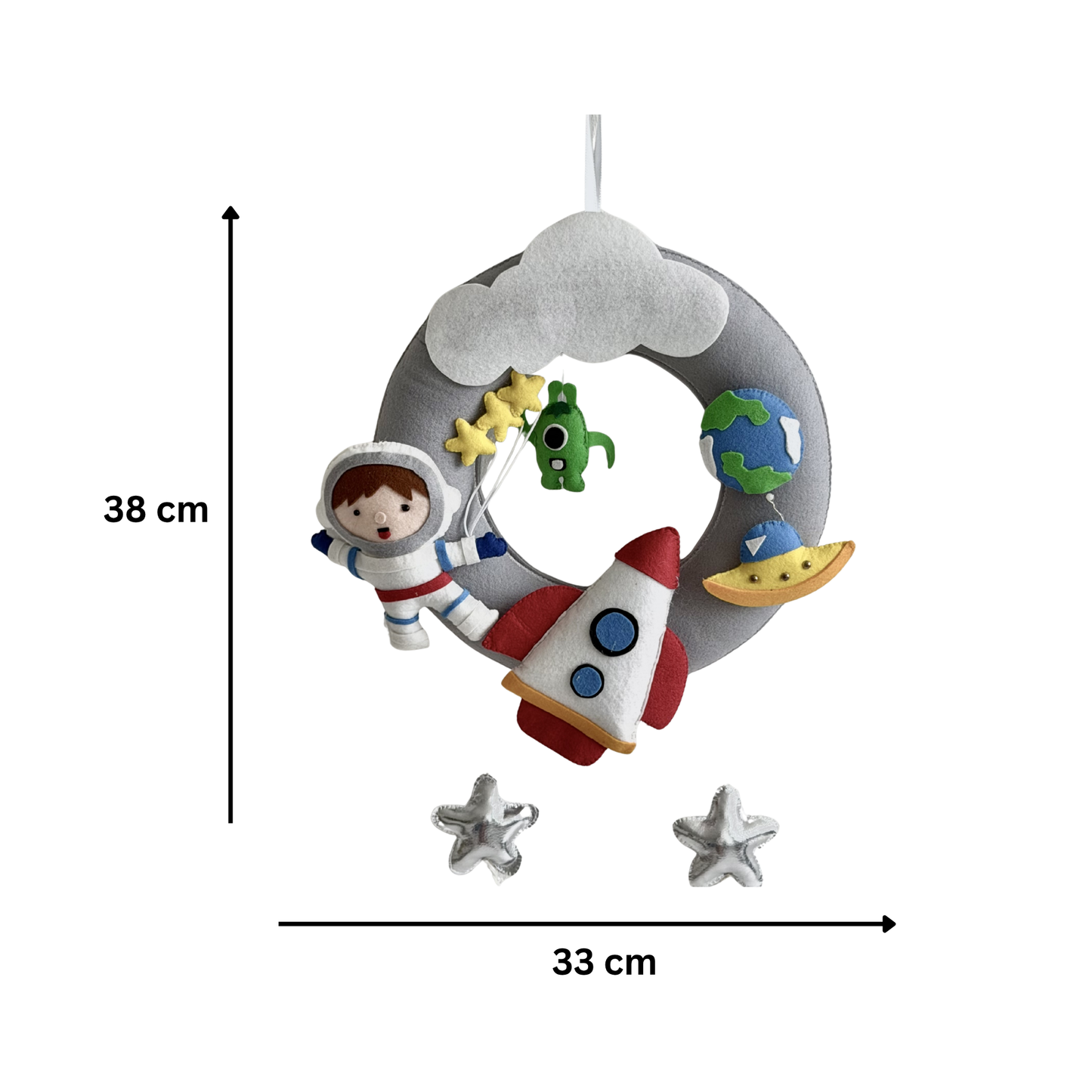 Space Explorer Astronaut Personalised Wall Hanging