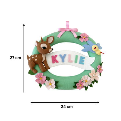 Bambi Personalised Wall Hanging