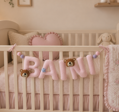 Teddy Bear Personalised Name Garland