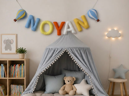 Hot Air Balloon Personalised Name Garland