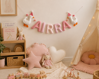 Duck Personalised Name Garland