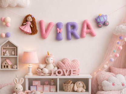 Princess Personalised Name Garland