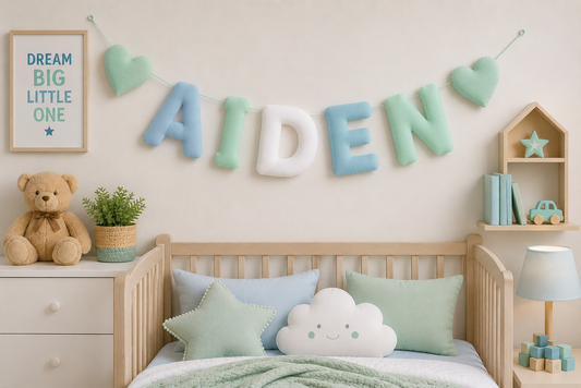 Heart Personalised Name Garland
