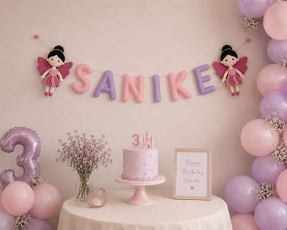 Fairy Personalised Name Garland