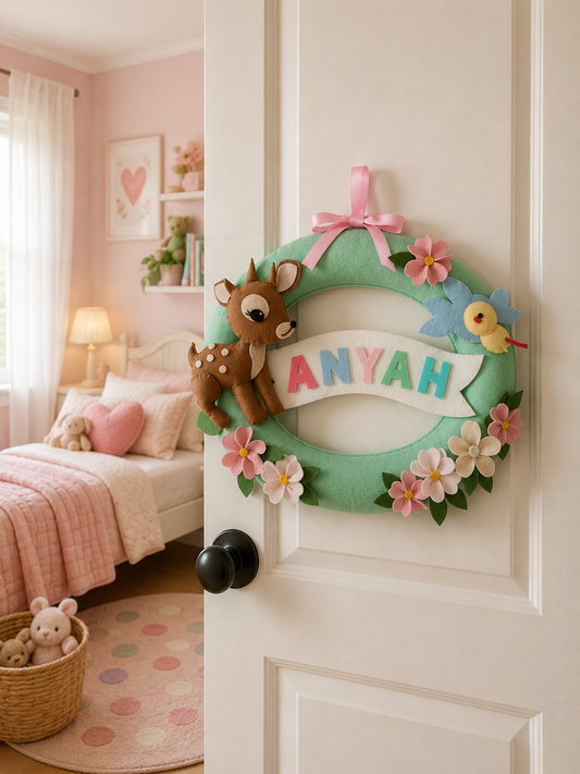 Bambi Personalised Wall Hanging