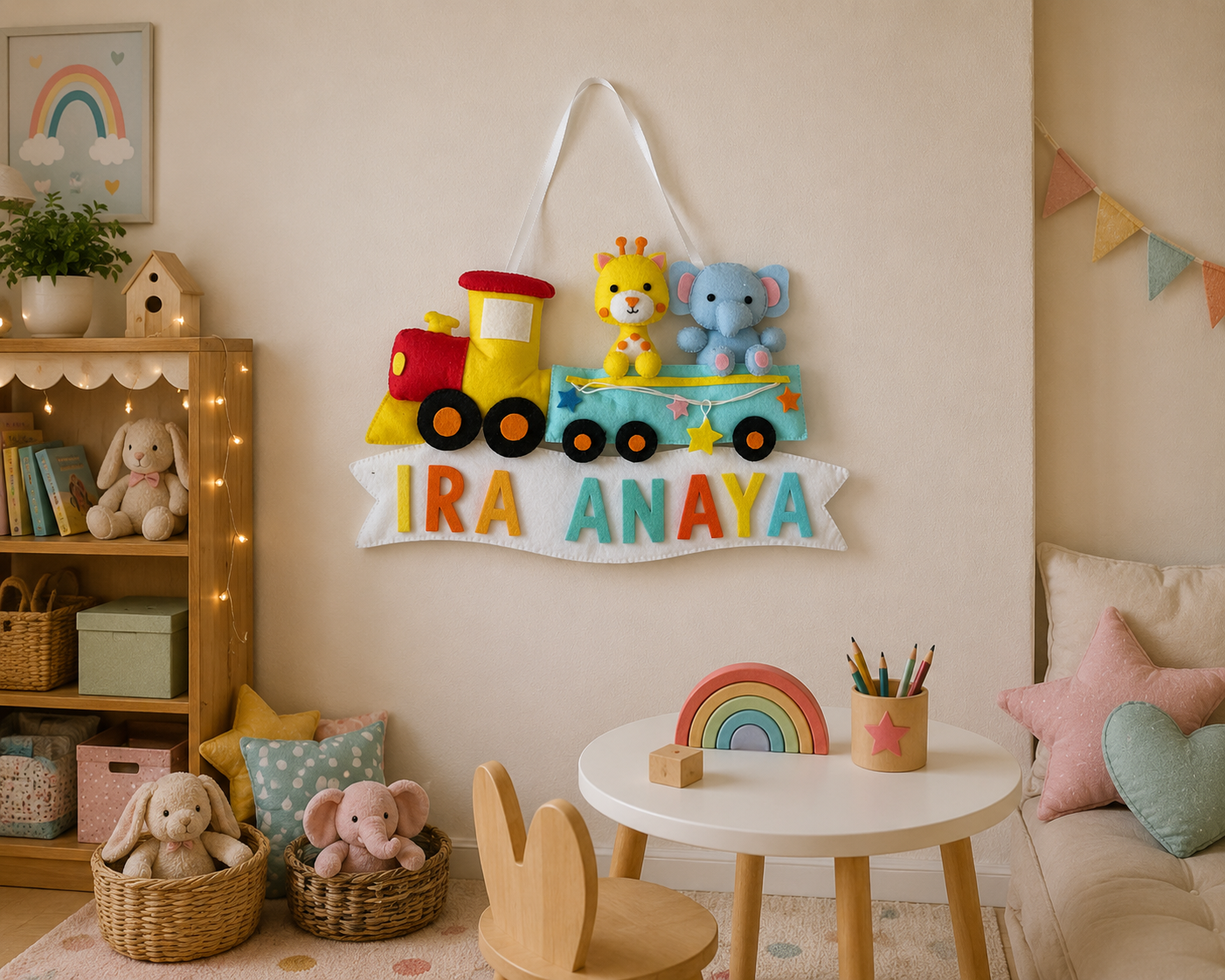 Tiny Travelers Personalised Wall Hanging