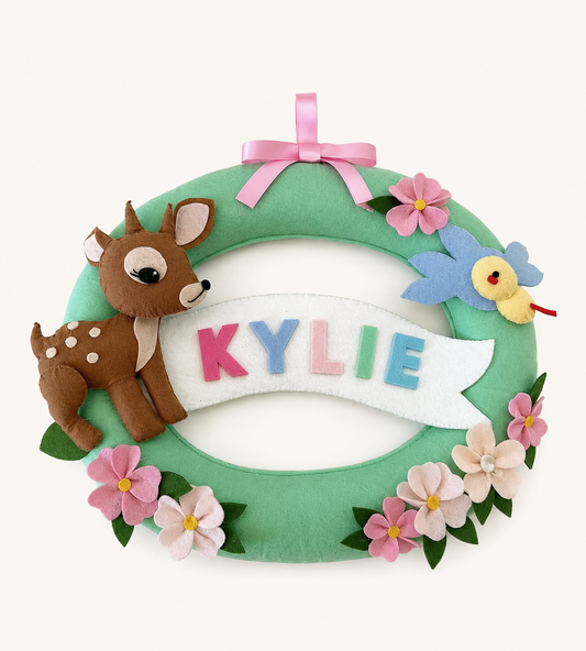 Bambi Personalised Wall Hanging