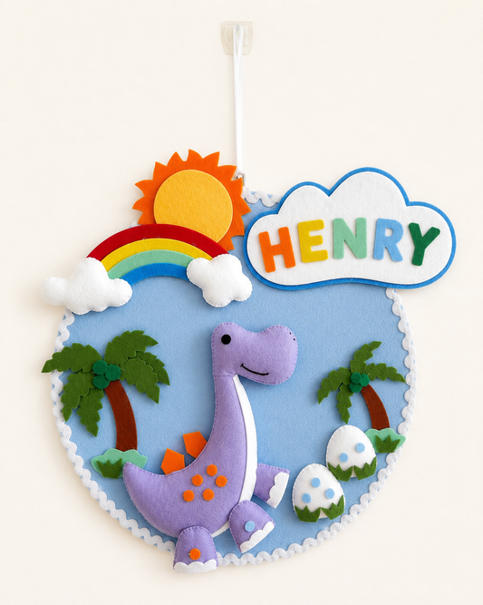 Dino World Personalised Name Ring