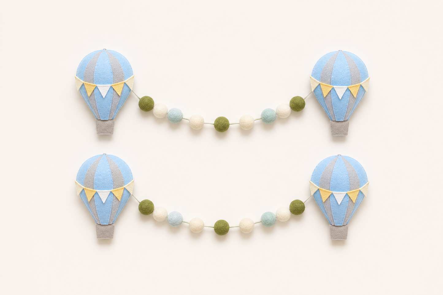 Hot Air Balloon Curtain Tie Pair