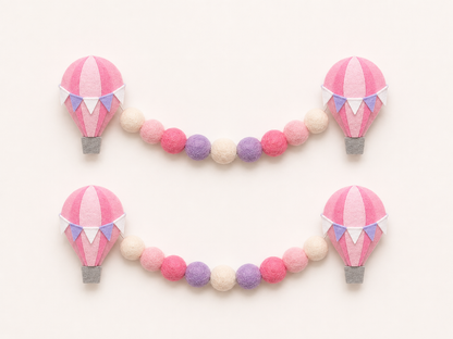 Hot Air Balloon Curtain Tie Pair
