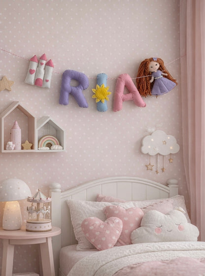 Princess Personalised Name Garland
