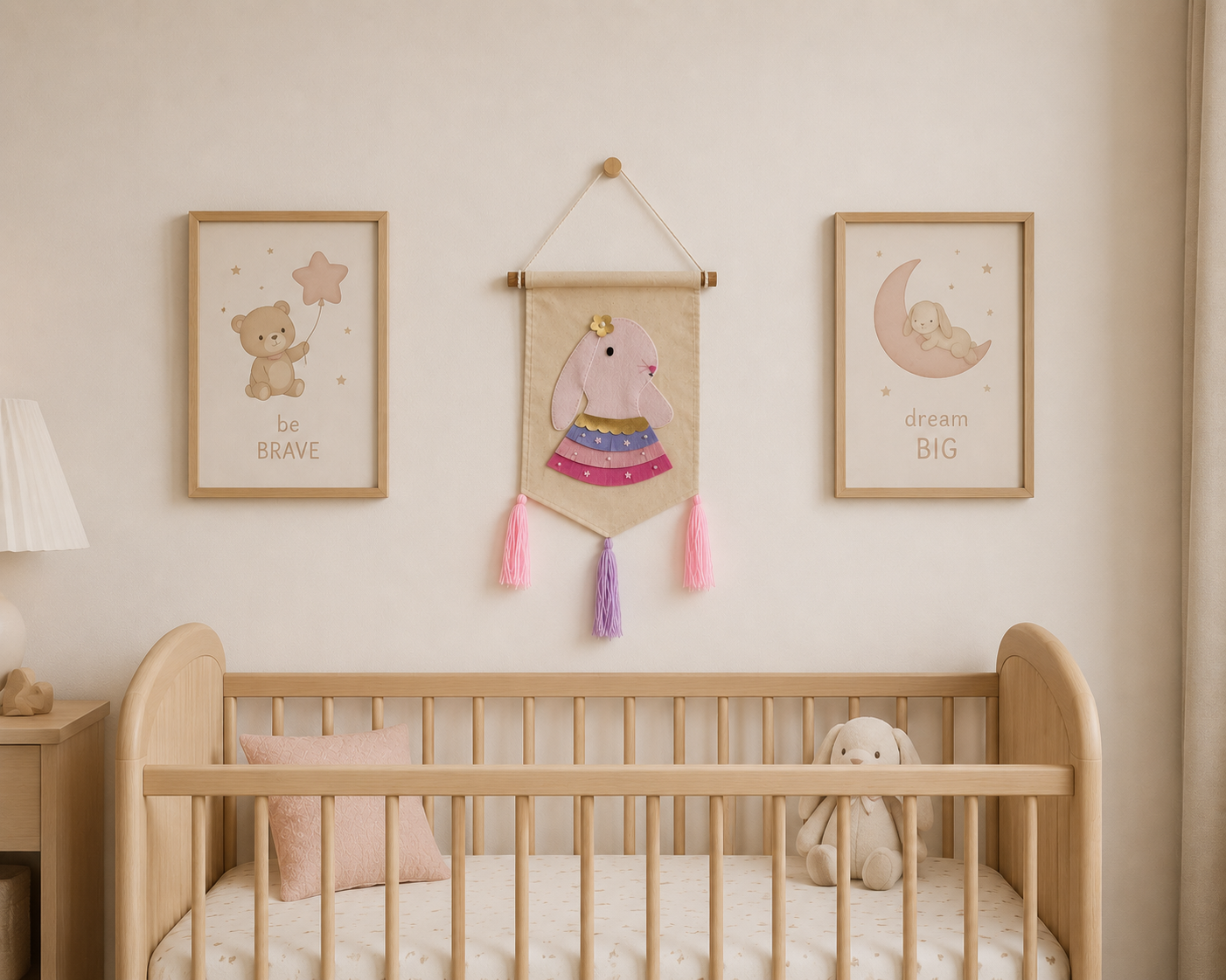 Bunny Wall Hanging Nursery decoration Dubai