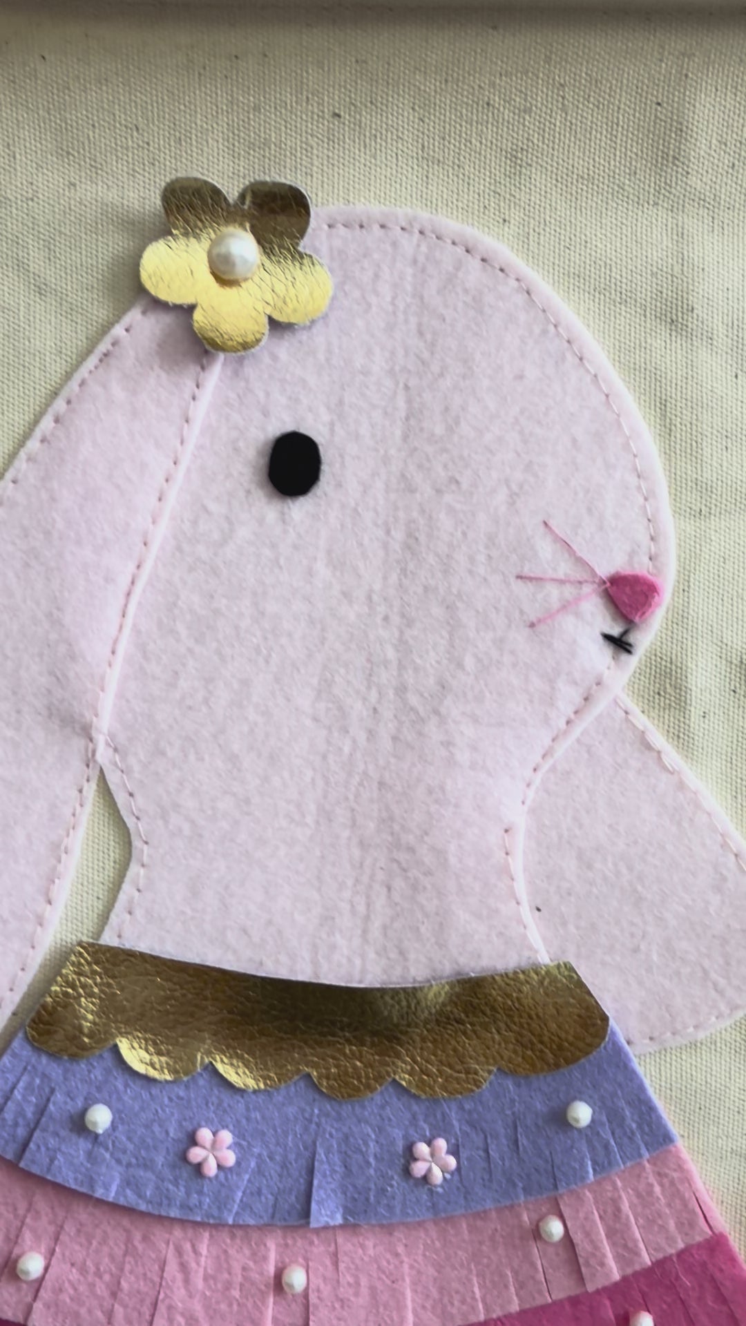 Bunny Toddler room decoration wall hanging