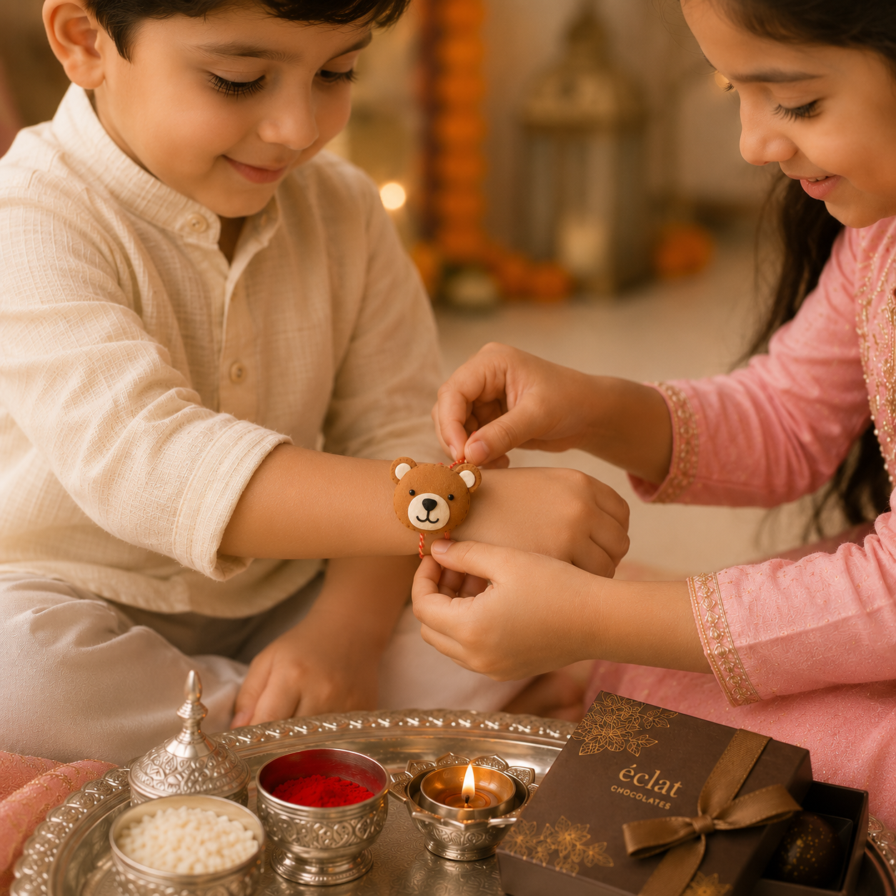 Handmade Character Rakhi for Kids